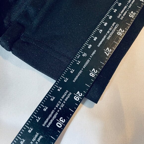 Black Drawstring Waist Mens Pants With Elastic Band Athletic Works Gym - Picture 8 of 9